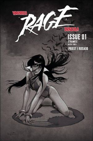 Vampirella / Dracula: Rage issue 1-K Ergün Gündüz 1:15 B&W Cover