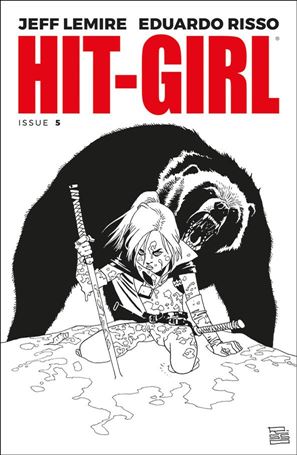 Hit-Girl (2018) issue 5-B Eduardo Risso Black & White Cover