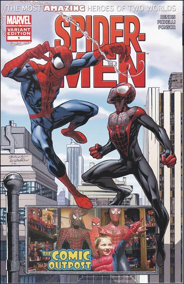Spider-Men issue 1-ME Mark Bagley Comic Outpost Cover