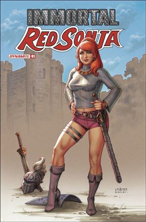 Immortal Red Sonja issue 1-C Joseph Michael Linsner Cover
