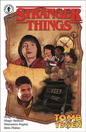 Stranger Things: Tomb of Ybwen issue 4-D Mack Chater Cover