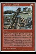 Magic the Gathering: 5th Edition (Base Set) card 221 Dwarven Catapult