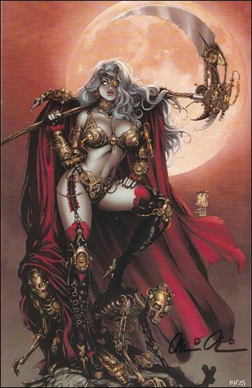 Lady Death: Hot Shots issue 1-J Lady Steam Virgin 1/25