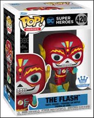 POP! Heroes figure 420 The Flash (Dia de Los DC)