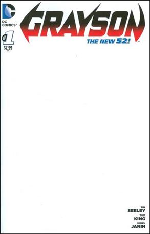 Grayson issue 1-C Blank Cover