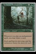 Magic the Gathering: 7th Edition (Base Set) card 280 Verduran Enchantress