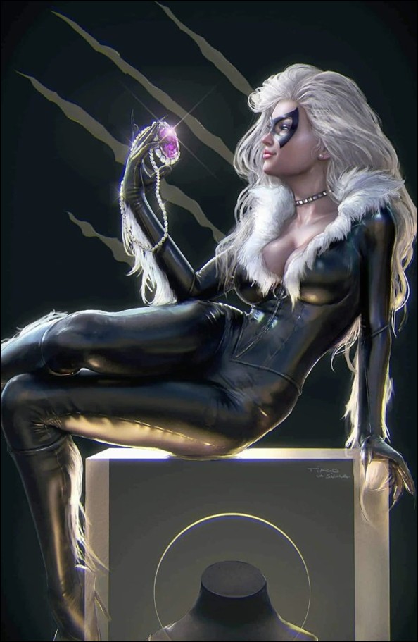 Black Cat (2025) issue 1-L Retailer Exclusive Tiago Da Silva Virgin Cover