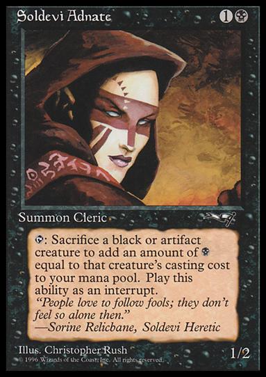 Magic the Gathering: Alliances (Base Set) card 60 Soldevi Adnate
