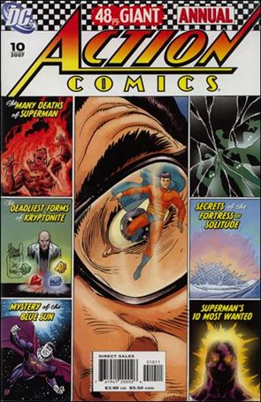 Action Comics Annual (1987) issue 10 Adam & Joe Kubert Cover