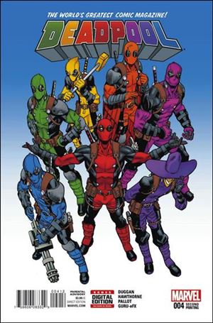 Deadpool (2016) issue 4-C Mike Hawthorne Cover (2nd Printing)