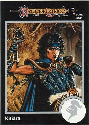 TSR 1991 Trading Cards Premier Edition Factory Set (Base Set) card 16 Dragonlance - Kitiara