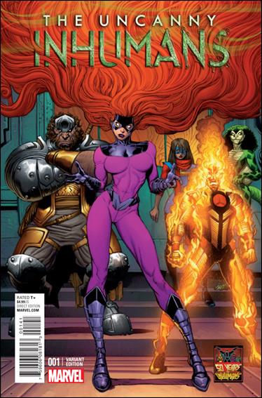 Uncanny Inhumans issue 1-G Arthur Adams 1:50 Inhumans 50th Anniversary Cover
