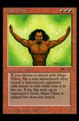 Magic the Gathering: Arabian Nights (Base Set) card 42 Mijae Djinn