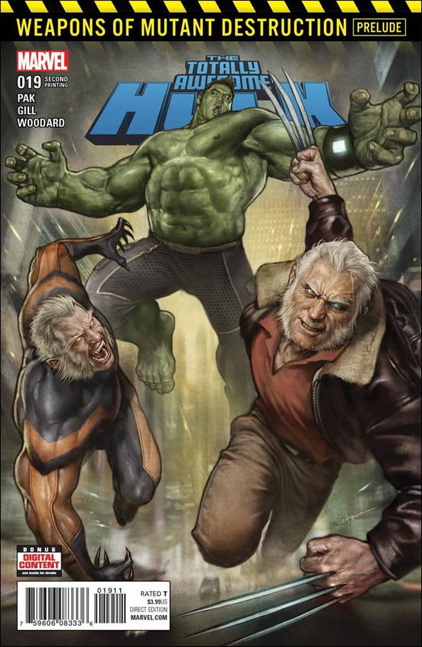 Totally Awesome Hulk issue 19-B Stonehouse Cover (2nd Printing)