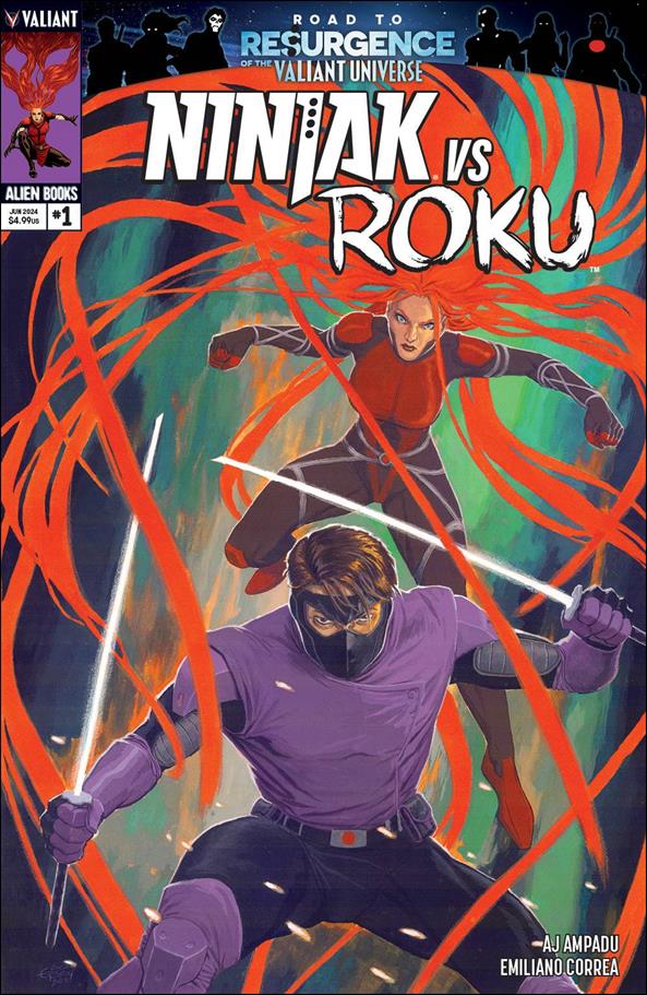 Ninjak Versus Roku issue 1 Luca Erbetta Cover