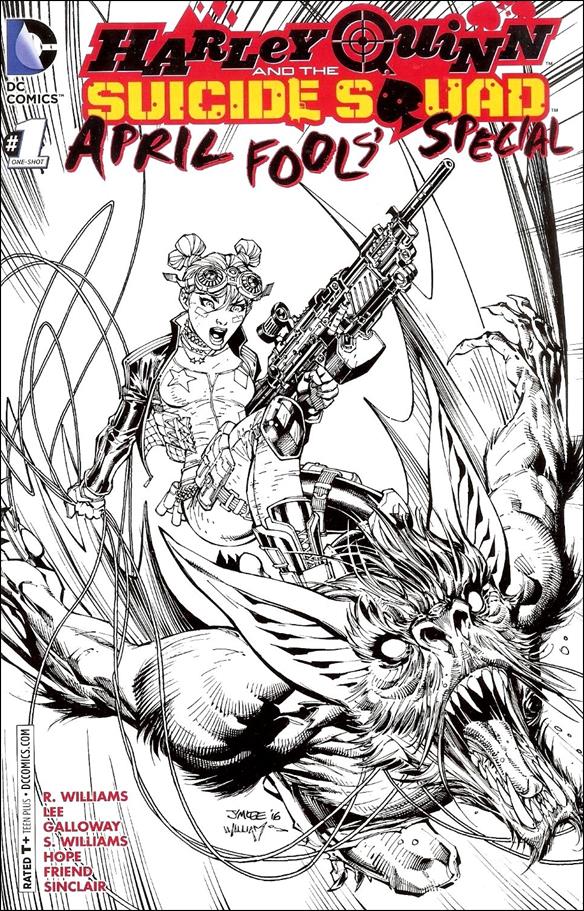 Harley Quinn & The Suicide Squad April Fools' Special issue 1-E Jim Lee DC Roadshow Cover