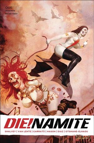 Die!namite issue 5-F Arthur Suydam Homage Zombie Cover