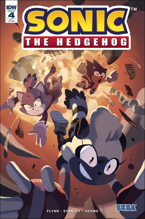 Sonic the Hedgehog (2018) issue 4-C Nathalie Fourdraine 1:10 Cover