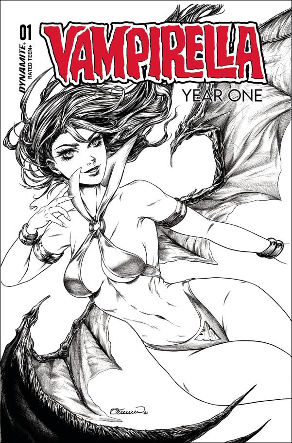Vampirella: Year One issue 1-ZB Collette Turner 1:30 Black & White Cover