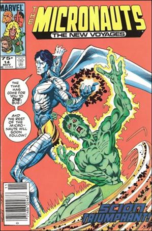 Micronauts (1984) issue 14-B Canadian Price Cover