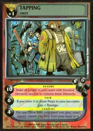 Dredd: The Card Game card 22 Tapping