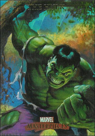 2007 Marvel Masterpieces (Parallel Foil Base Set) card 37 The Hulk