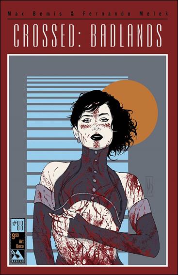 Crossed: Badlands issue 88-F Art Deco Cover
