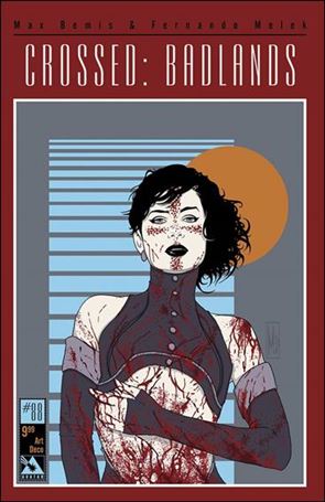 Crossed: Badlands issue 88-F Art Deco Cover