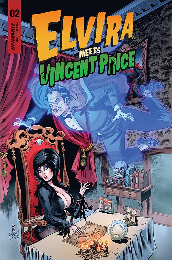 Elvira Meets Vincent Price issue 2 Dave Acosta Cover