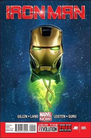 Iron Man (2013) issue 5 Greg Land Cover