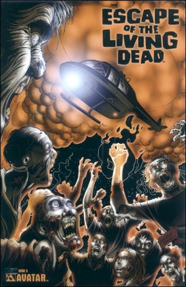 Escape of the Living Dead issue 5-H Platinum Foil Edition 1/700