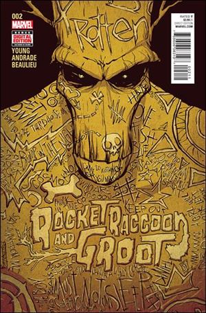 Rocket Raccoon & Groot issue 2 Skottie Young Cover