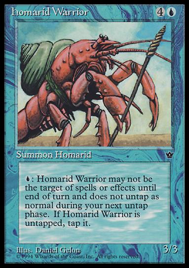 Magic the Gathering: Fallen Empires (Base Set) card 22 Homarid Warrior