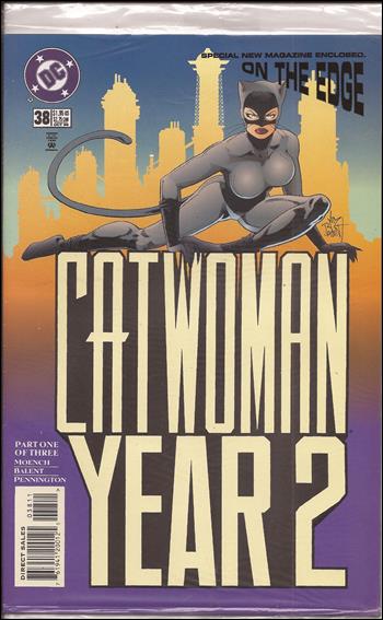 Catwoman (1993) issue 38 Polybagged with On the Edge Magazine
