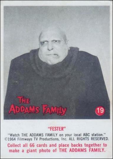 Addams Family (Base Set) card 19 "Fester"