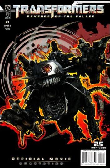 Transformers: Revenge of the Fallen Official Movie Adaptation issue 1-B CGI Cover