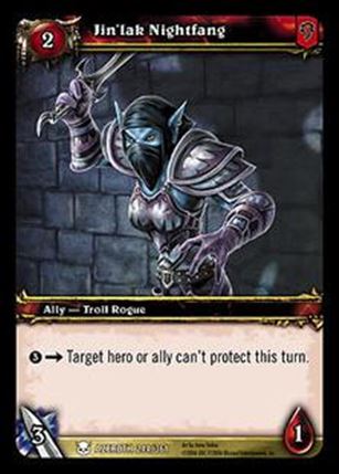 World of Warcraft: Heroes of Azeroth (Base Set) card 244 Jin'lak Nightfang