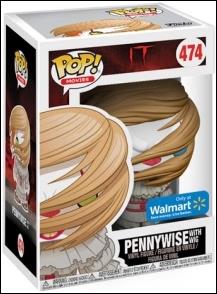 POP! Movies figure 474 Pennywise with Wig (Blue Eyes) Walmart Exclusive