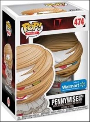 POP! Movies figure 474 Pennywise with Wig (Blue Eyes) Walmart Exclusive