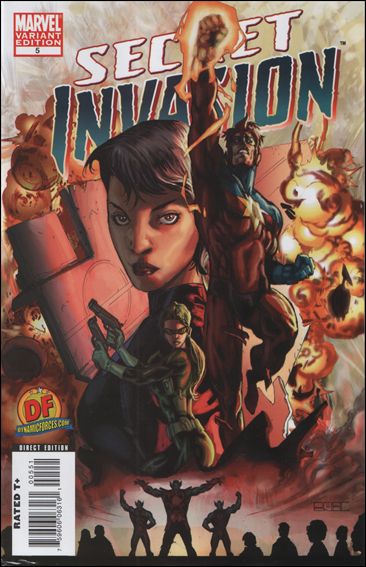 Secret Invasion (2008) issue 5-D Dynamic Forces Mel Rubi Cover 1/1499