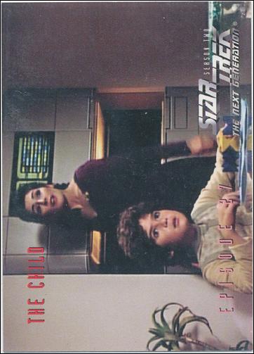Star Trek: The Next Generation - The Episode Collection Season Two (Base Set) card 137 The Child, Episode 27B