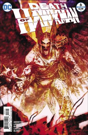 Death of Hawkman issue 6-B Bill Sienkiewicz Cover