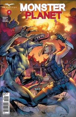 Monster Planet issue 4-B Ian Richardson Cover
