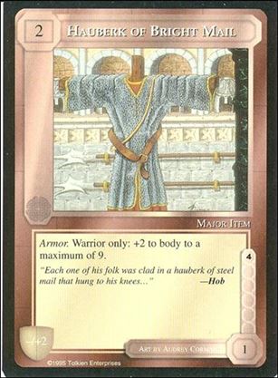 Middle-Earth: The Wizards (Base Set) card 211 Hauberk of Bright Mail
