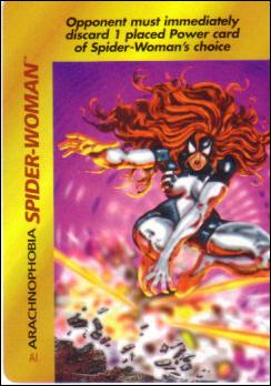 Marvel OverPower (Base Set) card nn200 Spider-Woman: Arachnophobia