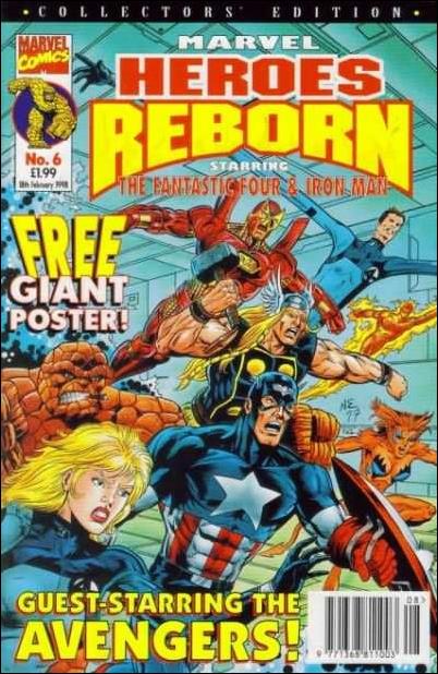 Marvel Heroes Reborn (UK) issue 6-B Unbagged Cardstock Cover