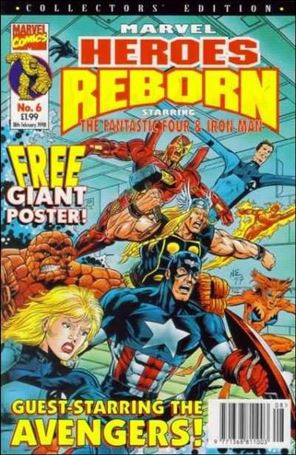 Marvel Heroes Reborn (UK) issue 6-B Unbagged Cardstock Cover