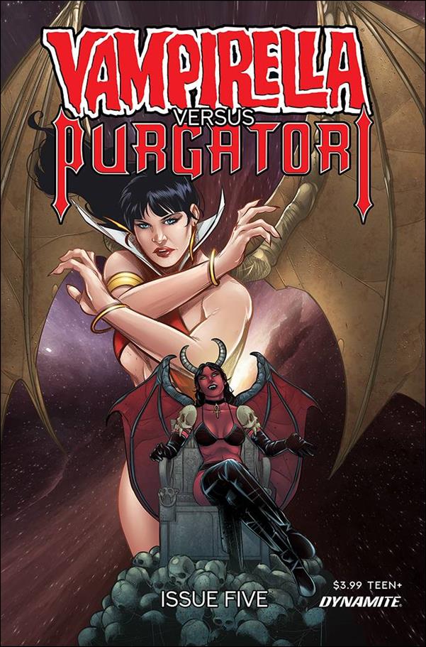 Vampirella vs Purgatori issue 5-F Alvaro Sarraseca Cover