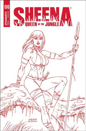 Sheena: Queen of the Jungle (2021) issue 6-I Joseph Michael Linsner 1:10 Red Line Art Cover