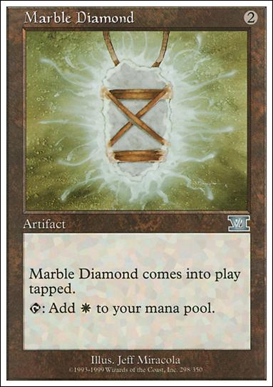 Magic the Gathering: 6th Edition (Base Set) card 298 Marble Diamond
